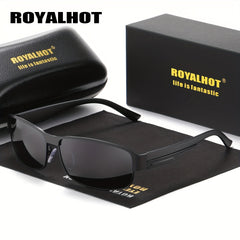 RoyalHot Metal Frame Polarized Sunglasses Sports Driving UV Protection