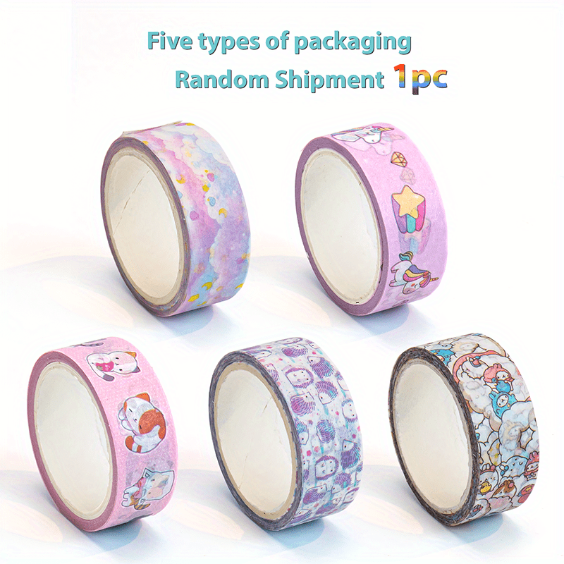 Cartoon Animal Plant Flower Washi Tape DIY Decorative 1.5m