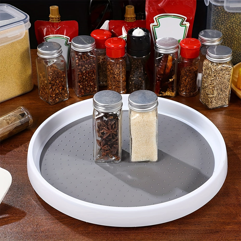 2pcs Lazy Susan Organizers 10 Inch Turntable Rack for Cabinet Pantry Storage