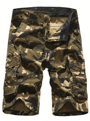 Men's Camo Cargo Shorts Military Casual