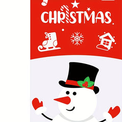 50pcs Christmas Candy Bag Santa Gift Packaging Bag Christmas Decoration