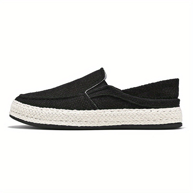 Men's Flax Breathable Loafer Shoes Lightweight Casual Spring Summer
