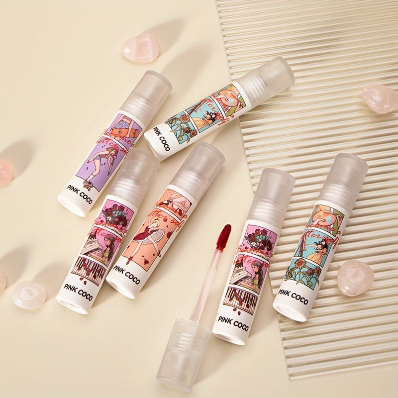 Comic Girl Cream Lip Glaze Matte Lip Mud Waterproof Lip Gloss