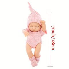 7in Doll with Clothes, Hats, Socks - Birthday Gift