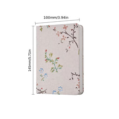 1pc Linen Pattern Diary Printing Notebook Office Supplies