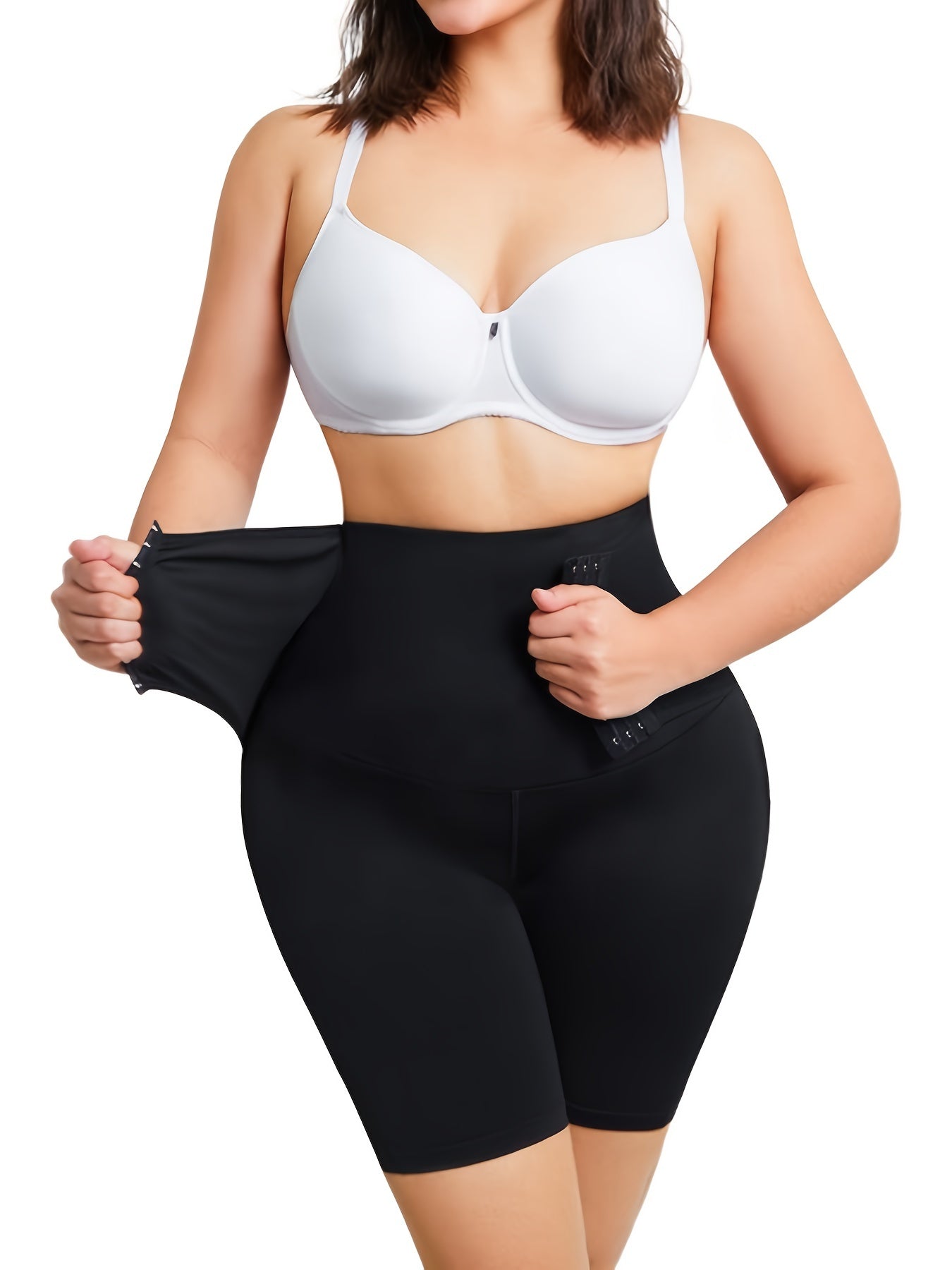 Tummy Control Butt Lifting Shorts With Pockets