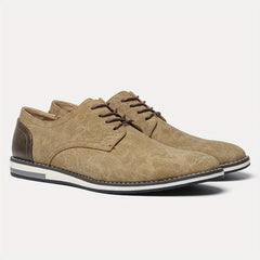 Men's Derby Shoes Lace up Front Dress Shoes For Men Office Business