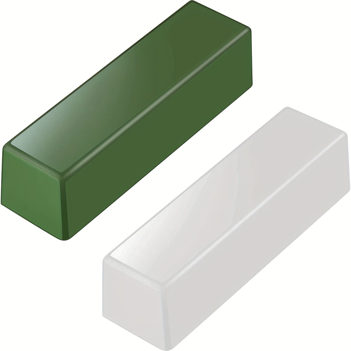 Green Fine Buffing Compound Leather Strop & Sharpening Stropping Bar