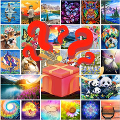 Diamond Painting Mystery Box Kit - 5D Art Craft Supplies