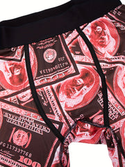 Men's Breathable Dollar Print Boxer Shorts