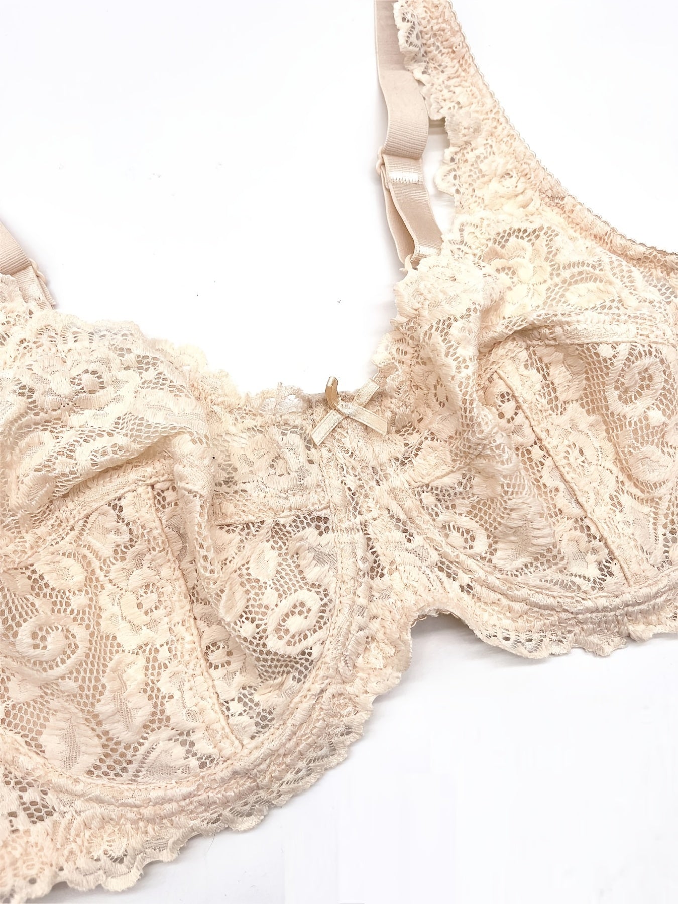 Contrast Lace Underwire Bra Sexy Bralette