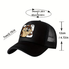 Animal Patch Trucker Hat Mesh Baseball Cap Lightweight Sunshade Dad Hat