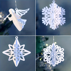 1pc Christmas Angel Snowflake Metal Cutting Dies Scrapbooking Paper Craft