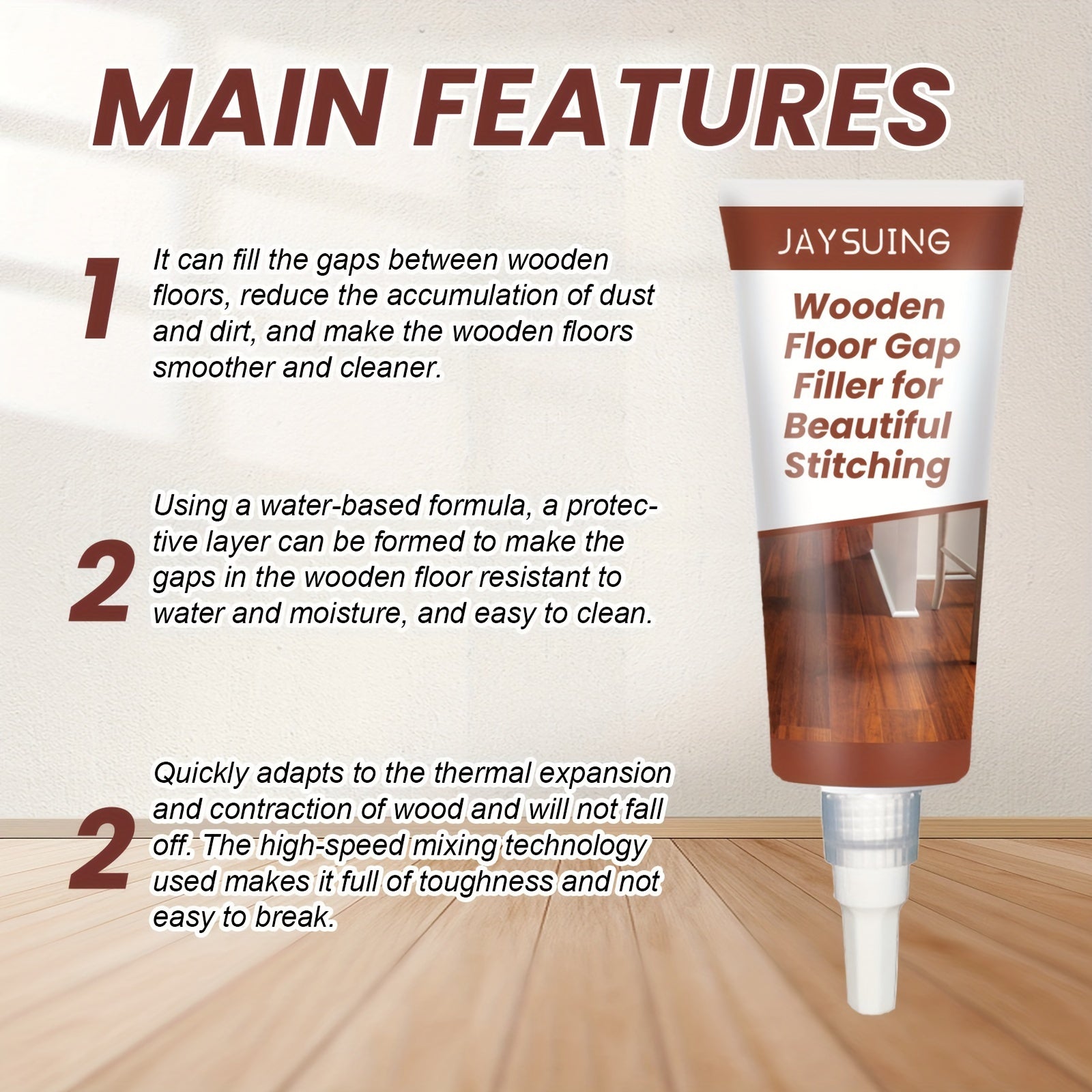 Wood Floor Seam Agent 3 Colors 100g Solid Wood Scratch Repair Wax Filler