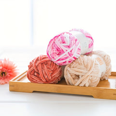 Chenille Yarn Soft Comfortable Knitting Crochet Hand Knitted Line Velvet Yarn