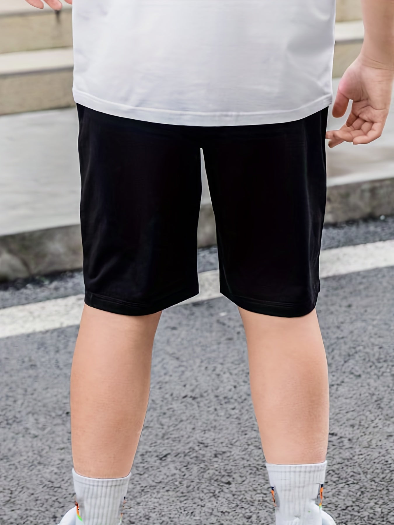 Boys Solid Quick drying Shorts For Summer Outdoor