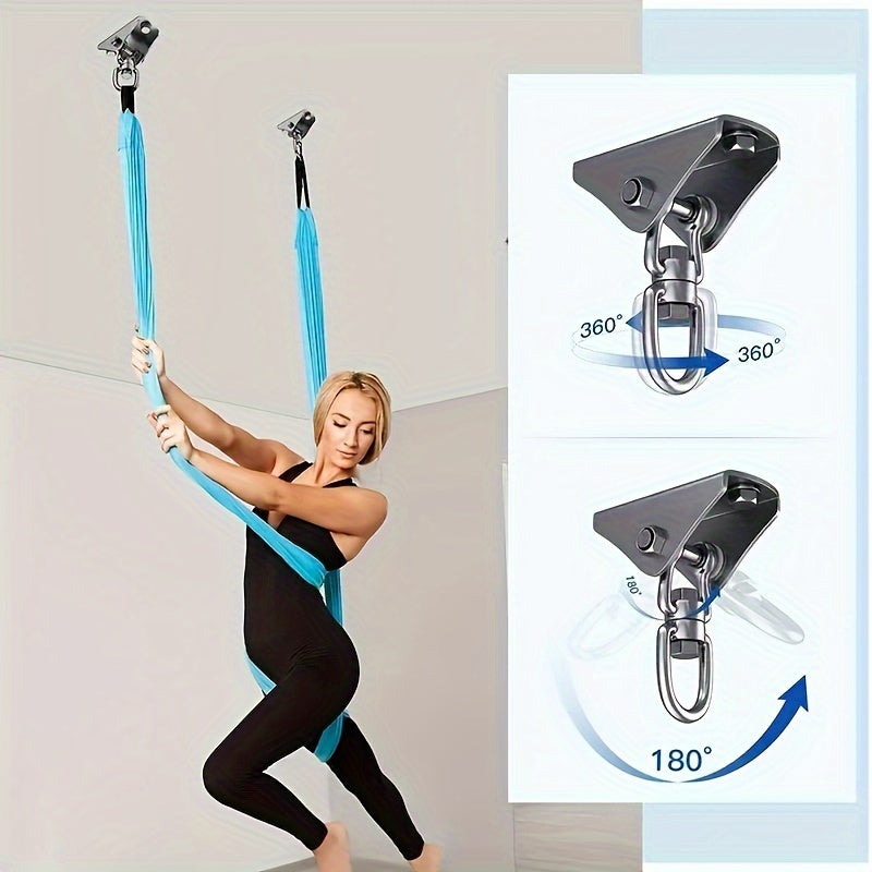 Stainless Steel Swing Hanger Hook Rotate High Strength Indoor Outdoor