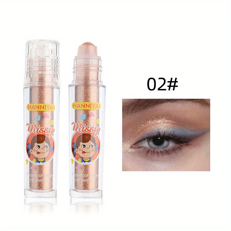 6 Colors Shimmer Eyeshadow Stick Pearly Glitter Sparkle