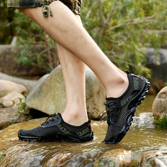 Men's Wading Shoes Wear resistant Non slip Quick drying Drainage Hiking Shoes