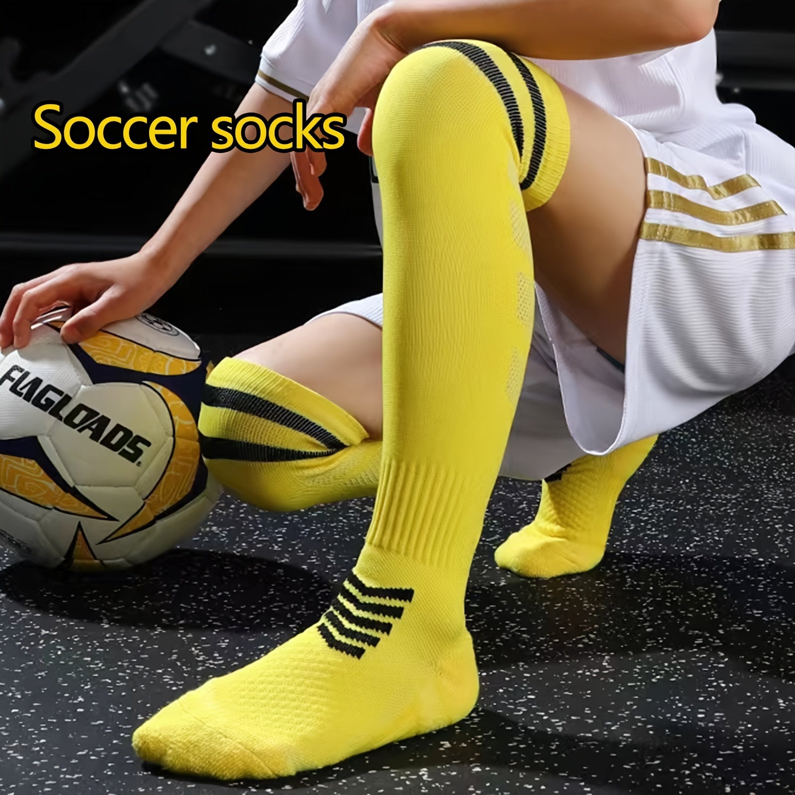 Breathable Anti Slip Soccer Sports Socks