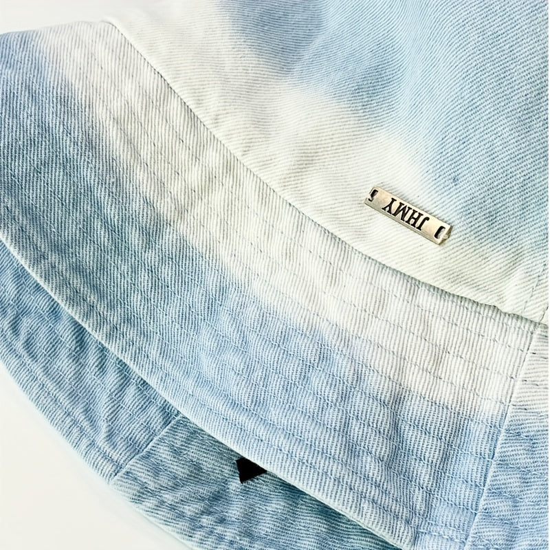 Denim Washed Bucket Hats & Gradient Sun Hat
