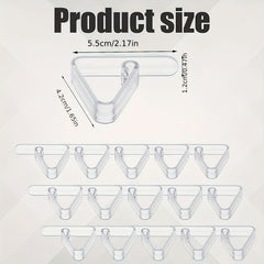 16pcs Plastic Table Cloth Clips Clear Tablecloth Clips Table Cloth Fixing