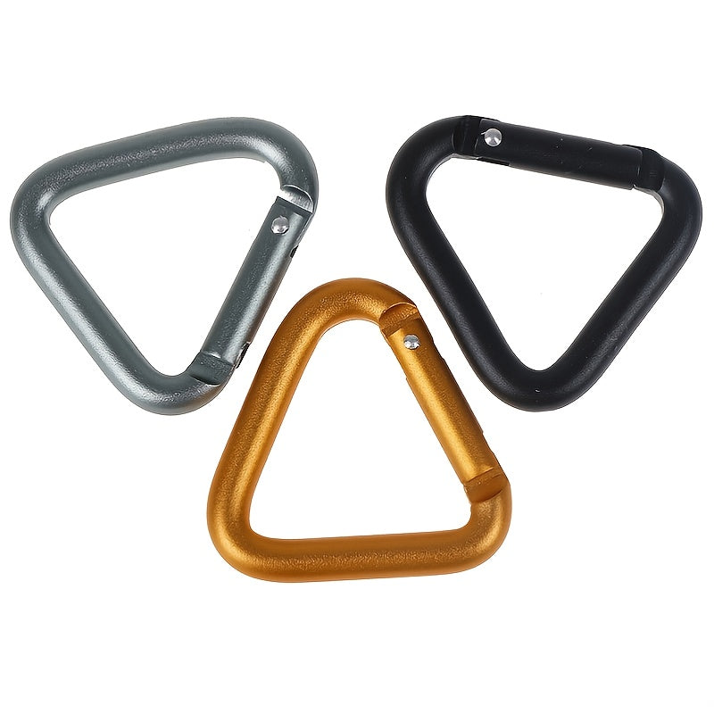 Triangle Carabiner for Outdoor Adventures Camping Hiking Keychains Snap