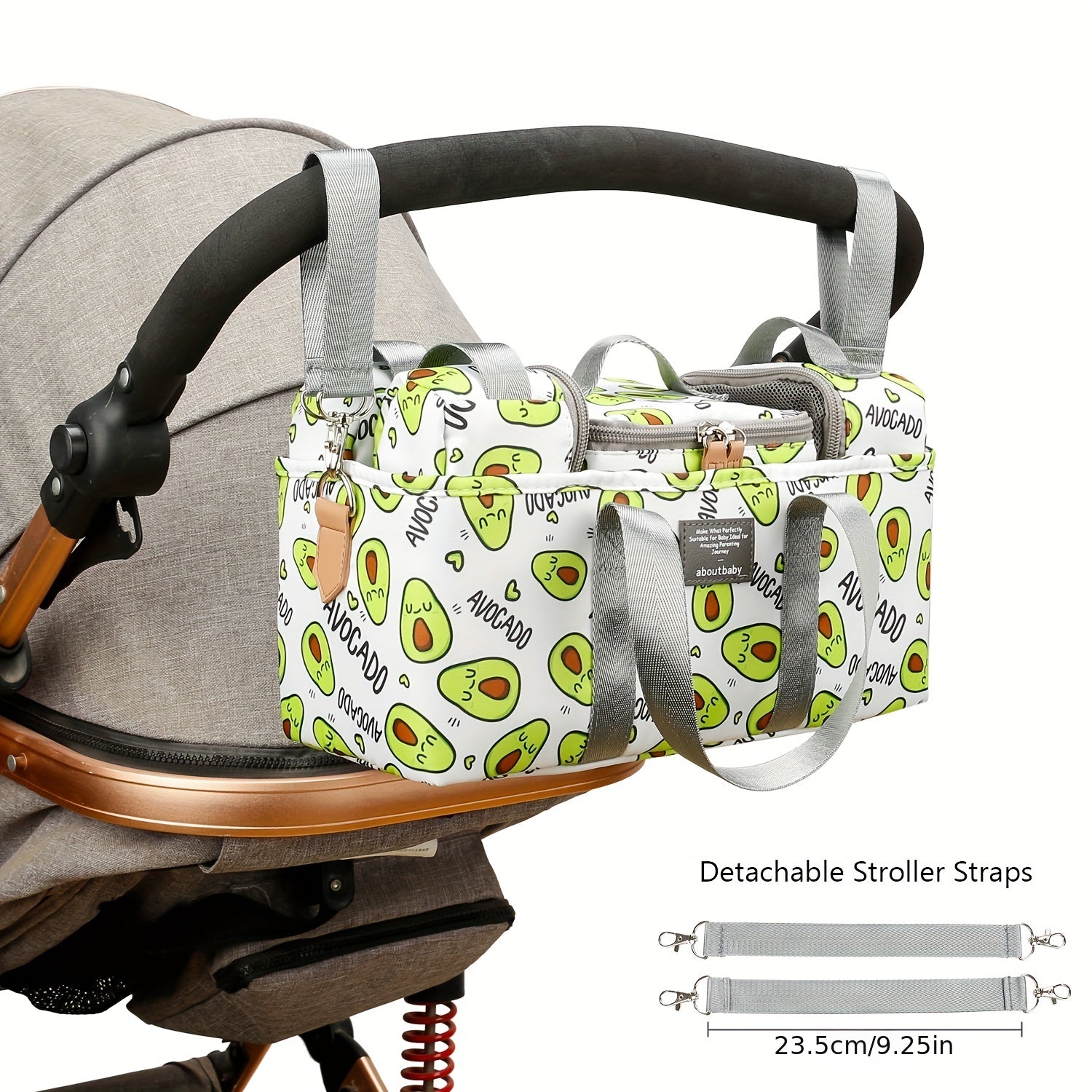 3-in-1 Diaper Caddy for Organization - Perfect Baby Caddy for Diaper Bag