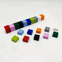 50pcs Building Blocks 2 X 2 Stud Hole Small Compatible with 3003 for Toys DIY