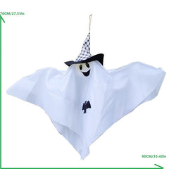 2pcs Fabric Hanging Ghosts Halloween Decoration