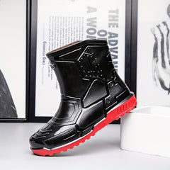 Women's Waterproof Rain Boots Anti-skid Slip On Outdoor Shoes