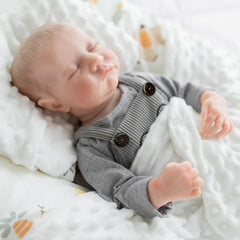 45-72 cm Reborn Baby Doll Realistic Newborn Soft Body Gift for Kids