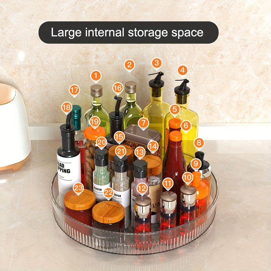 360 Rotating Makeup Organizer for Vanity Spinning Skincare and Cosmetic Storage