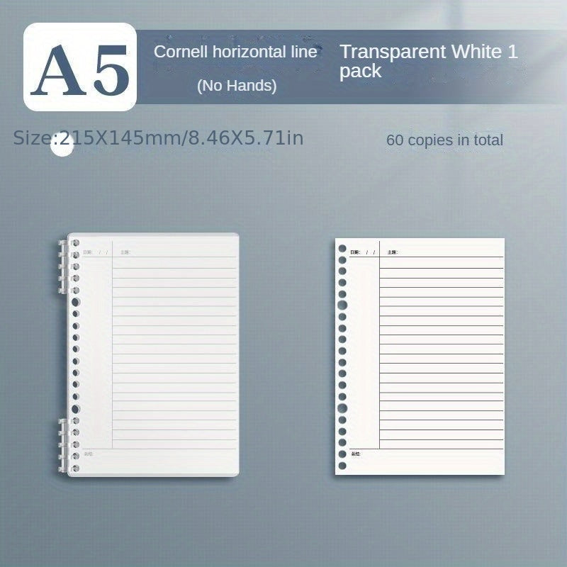 A5 Cornell Horizontal Notebook 160 Pages