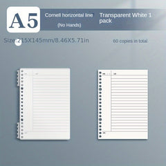 A5 Cornell Horizontal Notebook 160 Pages