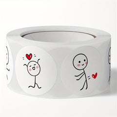 1500 Love Labels Stickers Wedding Holiday Gift Decoration Sealing Scrapbooking