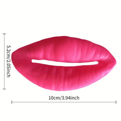 April Fool's Prank Pink Lip Mischief Toy Funny Novelty PVC Weird Adult Party Sur