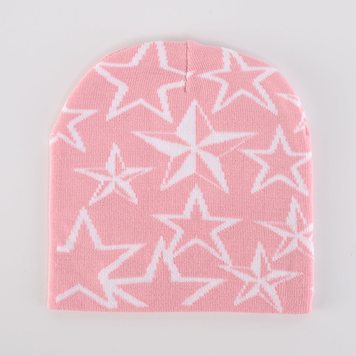 Pentagram Jacquard Y2K Beanie Solid Skull Cap