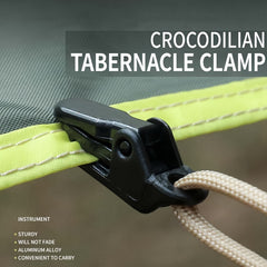 10pcs Tent Crocodile Clips Outdoor Camping Windproof Fixed Clip