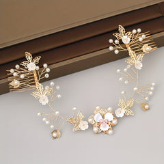 Faux Pearl Headband Bridal Hair Accessories