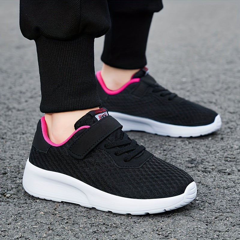 Girls Ultralight Breathable Sneakers for Outdoor Running
