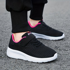 Girls Ultralight Breathable Sneakers for Outdoor Running