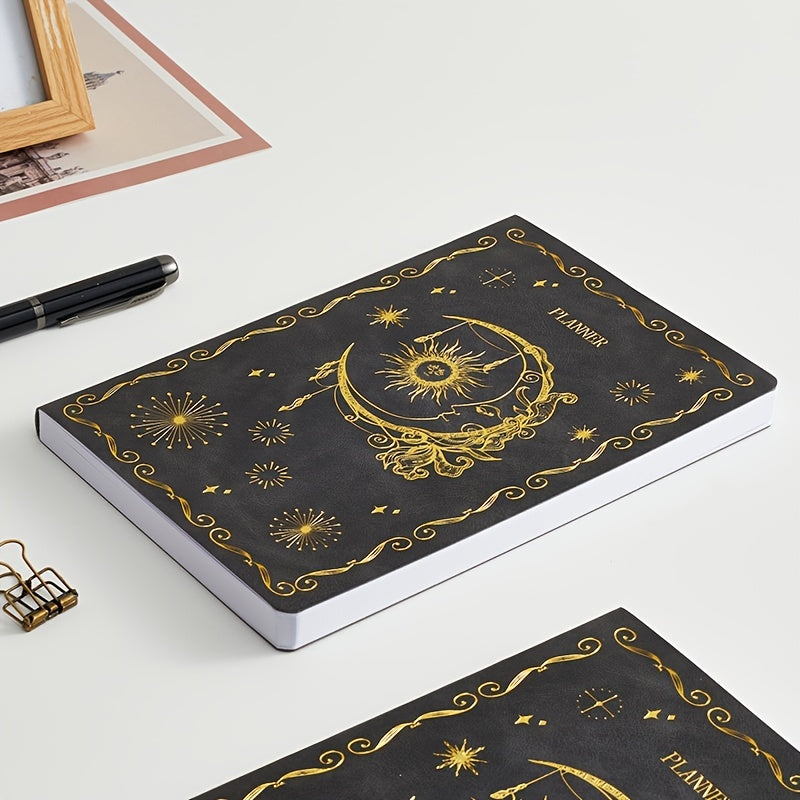 Undated Planner: Increase Productivity, Hit Goals, Soft Cover, Stickers
