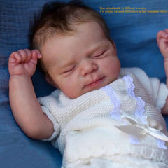 19 Inch Reborn Baby Doll, Lifelike Vinyl Limbs, Hand-painted Skin