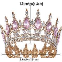 Girls Rhinestone Tiara Crown Princess Crystal Headband for Wedding Prom