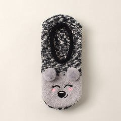Women's Fuzzy Christmas Slipper Socks