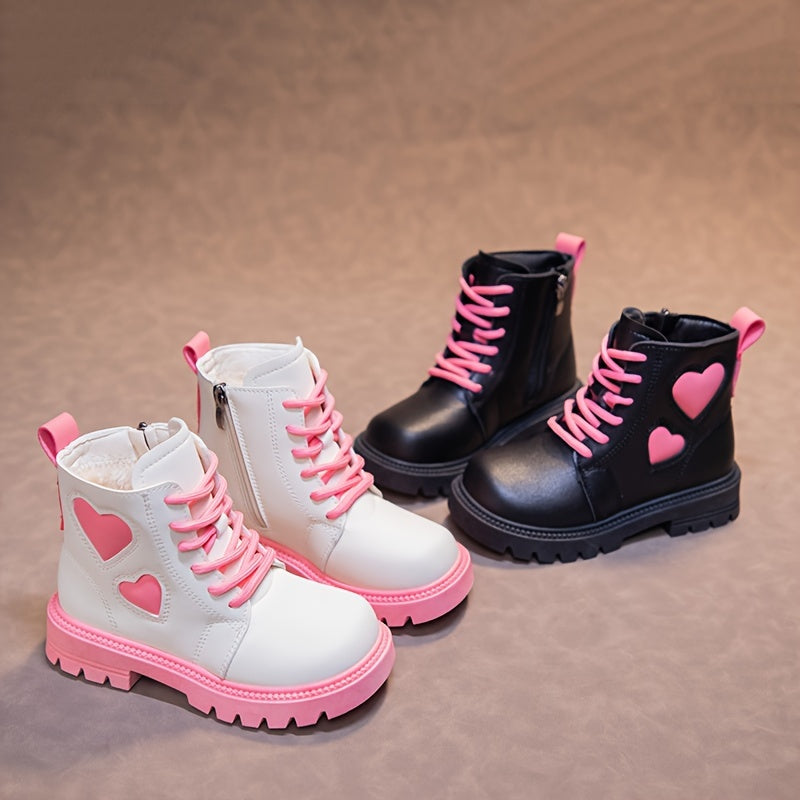 Warm Fleece Casual Boots for Girls - Outdoor Walking Hiking