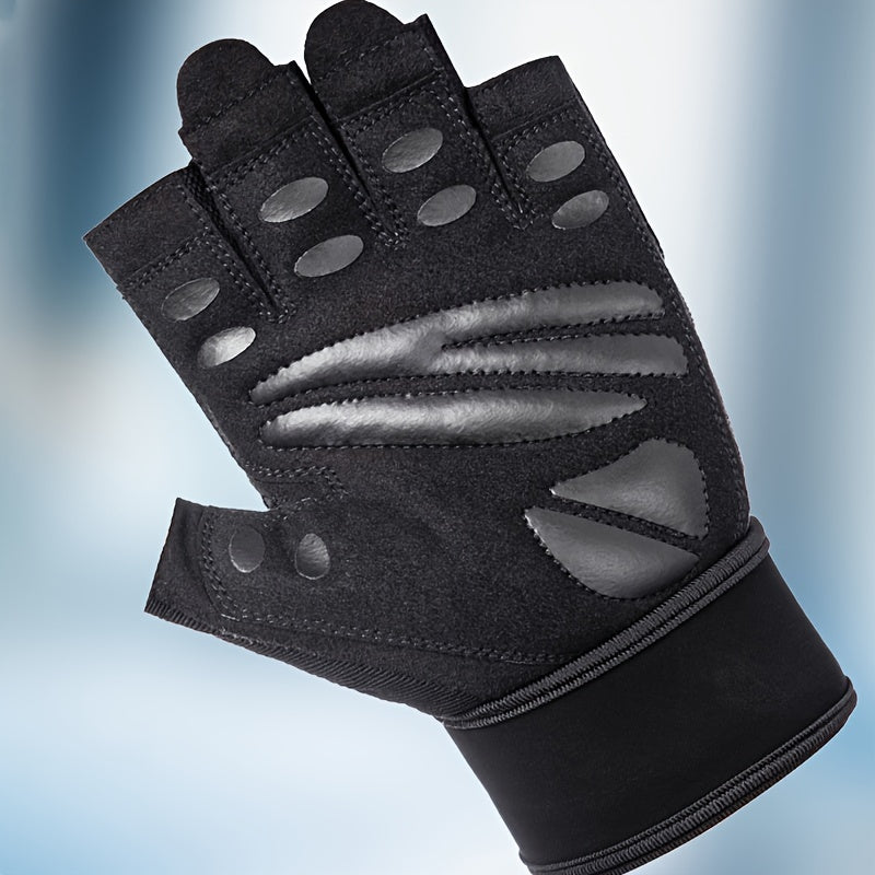 Anti-slip Half-finger Sports Gloves for Pull-ups Climbing