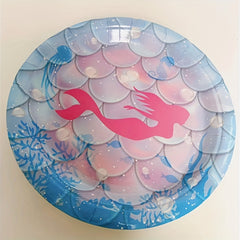 Mermaid Birthday Party Plates Napkins Tableware Set