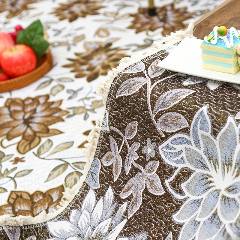Peony Pattern Flower Camping Picnic Mat Durable Blanket For Outdoor